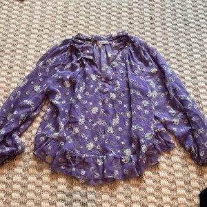 Purple Ulla Johnson Blouse